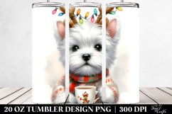 Expressive West Highland White Terrier PNG Product Image 2