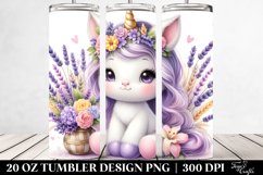 Baby Unicorn Lavender | 20 oz Tumbler Product Image 2