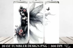 Vintage Fairy Watercolor Design, High-Quality Clipart Product Image 2