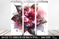 Glossy Metallic Impatiens, like | 20 Oz Tumbler Product Image 2