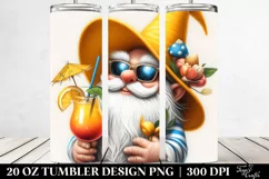 Gnome Yellow Hat Cocktail | 20 oz Tumbler Product Image 2