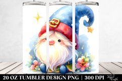 Colorful Watercolor of Cute Gnome Product Image 2