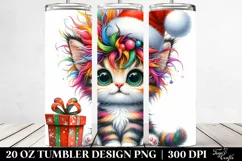 Baby Kitten with Crazy Haircut PNG Product Image 2