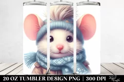Cute Baby Mouse with Awesome Haircut PNG Product Image 2