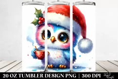 Cute and Vibrant Baby Owl PNG Product Image 2