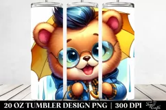 Cute Baby Bear Posing | 20 oz Tumbler Product Image 2