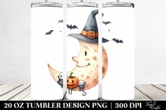 Funny Halloween Moon Clipart PNG Product Image 2