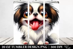 Crazy Looking Japanese Chin | 20 Oz Tumbler Product Image 2