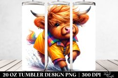 Revolting Baby Highlandcow | 20 oz Tumbler Product Image 2