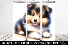 Curious Shetland Sheepdog with Halloween Vibes PNG Product Image 2