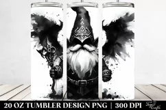 Evil Gothic Gnome | Tshirt|Tumbler|Mug|Clipart Product Image 2