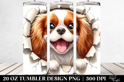Crazy Furr Watercolor Cavalier King Charles Spaniel | 20 Oz Product Image 2