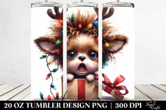 Excited Brittany with Festive Accessories PNG Product Image 2