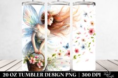 Fairy Tumbling with Spring Petals | 20 Oz Tumbler Product Image 2