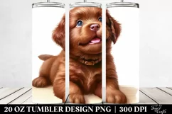 Expressive Playful Retriever | 20 oz Tumbler Product Image 2