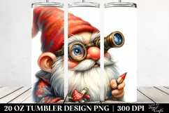 Gnome with es in Style | 20 Oz Tumbler Product Image 2