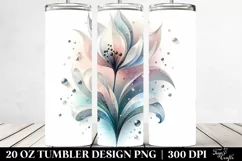 Shiny Snowdrop Clipart, Transparent 20 Oz Tumbler Product Image 2