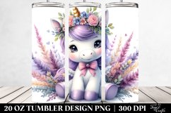 Baby Unicorn Heather | 20 oz Tumbler Product Image 2