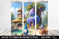 Digital Painting Fairy Tale Gnome Scenery | 20 Oz Tumbler Product Image 2