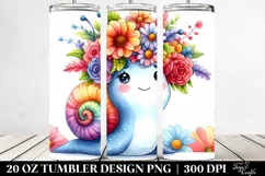 Cartoon-Style Snail | Tshirt|Tumbler|Mug|Clipart Product Image 2