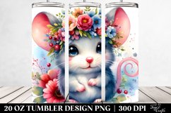 Cute Baby Mouse Playing with Cool Haircut | 20 oz Tumbler Product Image 2