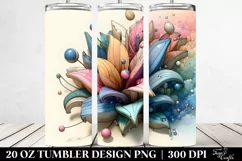 Abstract Sweet Pea | 20 oz Tumbler Product Image 2
