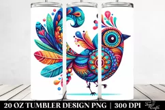 Colorful Vibrant Bird | 20 Oz Tumbler Product Image 2