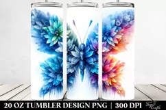 Vibrant Ice Butterfly | 20 oz Tumbler Product Image 2