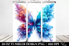 Vibrant Ice Butterfly | 20 oz Tumbler Product Image 2