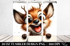 Cute Crazy Deer Enthusiastic | 20 oz Tumbler Product Image 2
