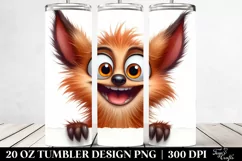 Cute Crazy Deer Enthusiastic | 20 oz Tumbler Product Image 2