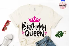 Birthday queen - Happy Birthday SVG EPS DXF Product Image 2