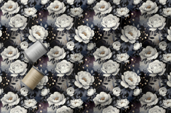 Watercolour Peonies Seamless Floral Patterns Product Image 2