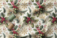 Christmas Seamless Patterns, Holiday Digital Paper Product Image 2