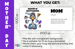 Funny Mother Day Mug Wrap, Master of Multitasking Mom Mug Product Image 2