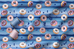 Blueberry Dessert Pattern, Chocolates with berries Patterns Product Image 3
