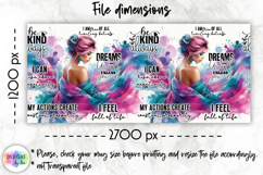 Positive Affirmations Mug Wraps PNG, Inspirational Women Mug Product Image 3