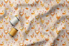 Rustic Rooster Seamless Pattern Collection Farmhouse Style Product Image 4