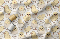 Cute Little Chicks Patterns, Easter Seamless Patterns Product Image 4