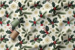 Christmas Seamless Patterns, Holiday Digital Paper Product Image 4