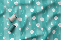 Coastal Seamless Patterns, Ocean Digital Paper, Beach Print Product Image 5