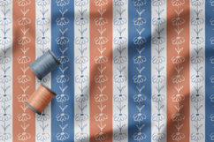 Daisies Seamless Patterns, Rustic Daisy Floral Digital Paper Product Image 5