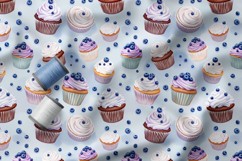 Blueberry Dessert Pattern, Chocolates with berries Patterns Product Image 5
