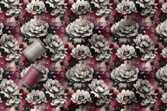 Watercolour Peonies Seamless Floral Patterns Product Image 5