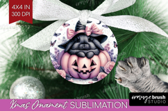 Rabbit Halloween Ornament PNG Coquette PNG Sublimation Product Image 1
