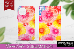 Tie Dye Phone Case PNG - Rainbow Case PNG Sublimation Product Image 1