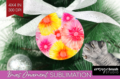 Tie Dye Ornament PNG - Rainbow PNG Sublimation Product Image 1