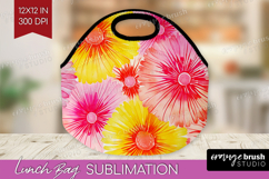 Tie Dye Lunch Bag - Rainbow Lunch Bug PNG Sublimation Product Image 1