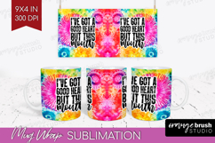 Sarcastic Quote Mug Wrap - Brush Stroke Mug PNG Sublimation Product Image 1
