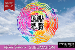 Sarcastic Quote Wind Spinner Sublimation PNG - Brush Stroke Product Image 1